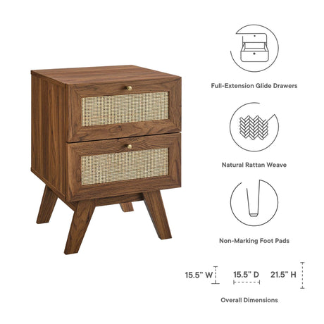 Soma 2-Drawer Nightstand by Modway HouseOfZazla