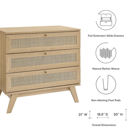 Soma 3-Drawer Dresser by Modway HouseOfZazla