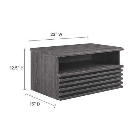 Render Wall-Mount Nightstand by Modway HouseOfZazla