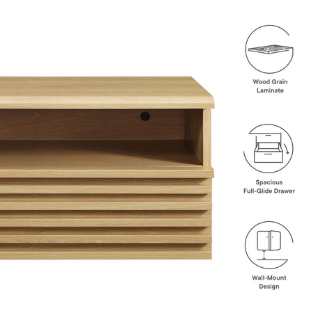 Render Wall-Mount Nightstand by Modway HouseOfZazla