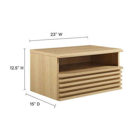 Render Wall-Mount Nightstand by Modway HouseOfZazla
