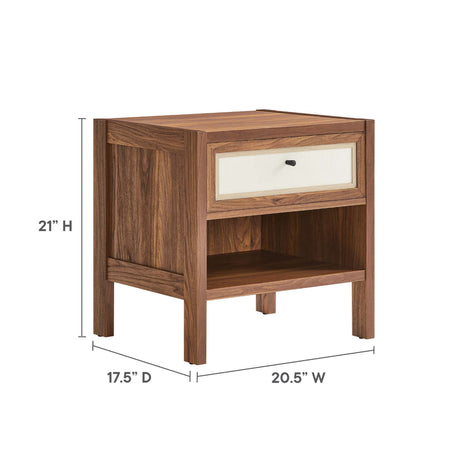 Capri Wood Grain Nightstand by Modway HouseOfZazla