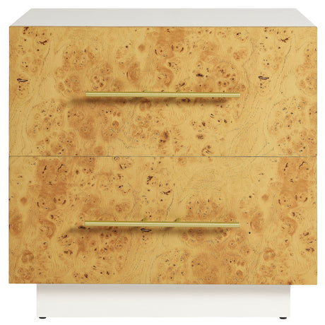 Abel 2-Drawer Burl Wood Nightstand by Modway HouseOfZazla