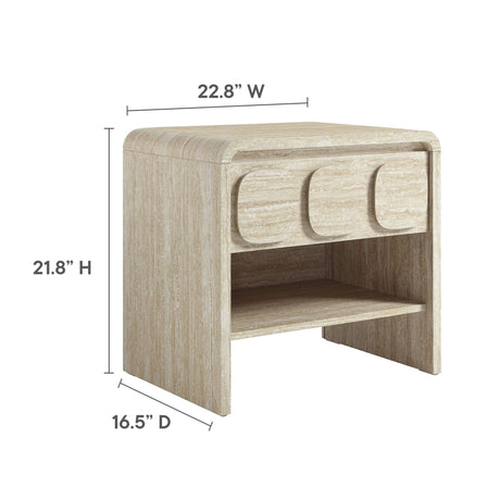 Toscana 1-Drawer Nightstand by Modway HouseOfZazla