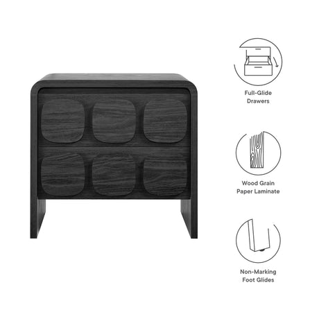 Toscana 2-Drawer Nightstand by Modway HouseOfZazla
