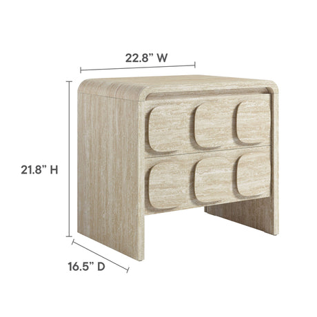 Toscana 2-Drawer Nightstand by Modway HouseOfZazla
