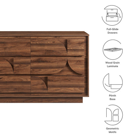 Bulwark 6-Drawer Dresser by Modway HouseOfZazla