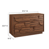 Bulwark 6-Drawer Dresser by Modway