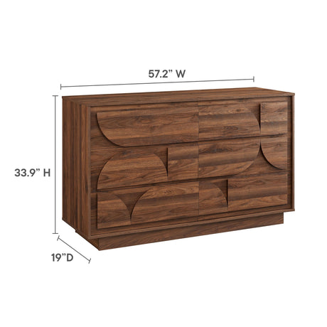 Bulwark 6-Drawer Dresser by Modway HouseOfZazla