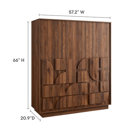 Bulwark 3-Door Wardrobe Closet by Modway HouseOfZazla