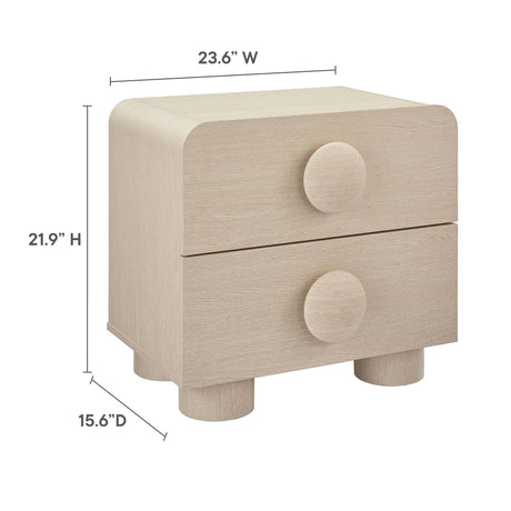 Sonnet 2-Drawer Nightstand by Modway HouseOfZazla