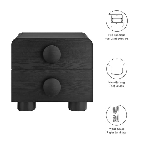 Sonnet 2-Drawer Nightstand by Modway HouseOfZazla