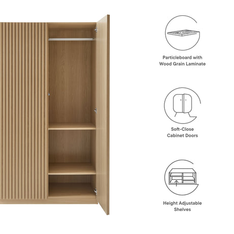 Render 2-Door Wardrobe Closet by Modway HouseOfZazla