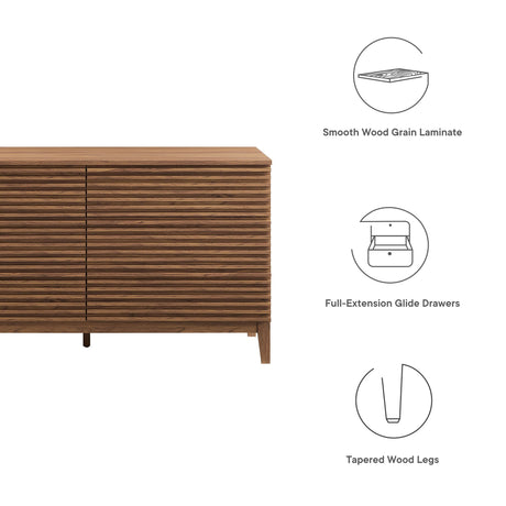 Render 63” 6-Drawer Dresser by Modway HouseOfZazla