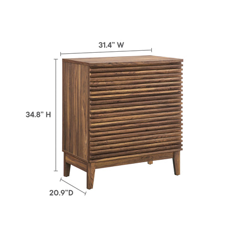 Render Large 3-Drawer Nightstand by Modway HouseOfZazla