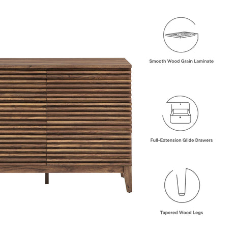 Render 47” 6-Drawer Dresser by Modway HouseOfZazla