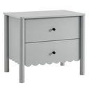 Emmeline Scalloped 2-Drawer Nightstand by Modway HouseOfZazla