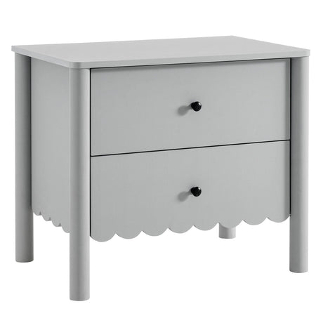 Emmeline Scalloped 2-Drawer Nightstand by Modway HouseOfZazla