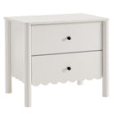 Emmeline Scalloped 2-Drawer Nightstand by Modway HouseOfZazla