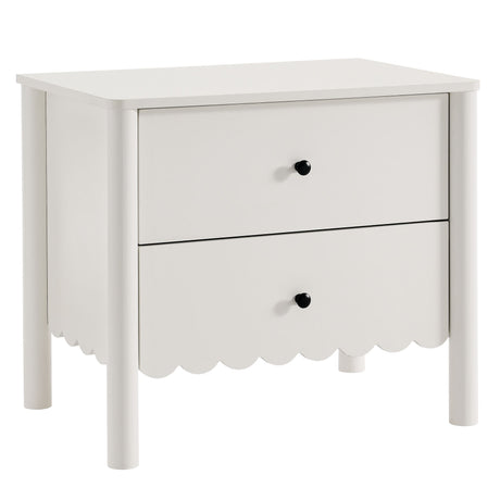 Emmeline Scalloped 2-Drawer Nightstand by Modway HouseOfZazla