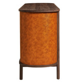 Coralie Curved 6-Drawer Vegan Leather Oval Dresser by Modway