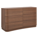Mirae 6-Drawer Curved Dresser by Modway HouseOfZazla