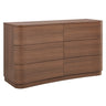 Mirae 6-Drawer Curved Dresser by Modway HouseOfZazla