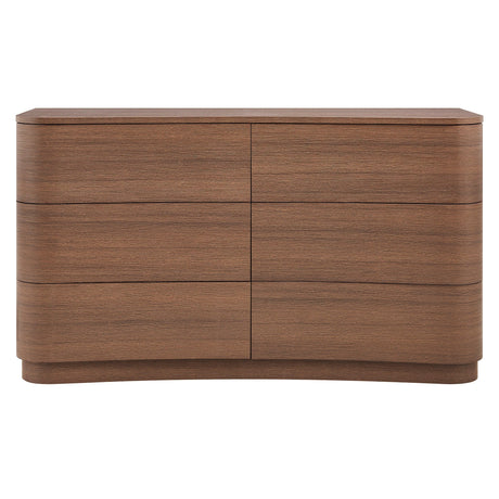 Mirae 6-Drawer Curved Dresser by Modway HouseOfZazla