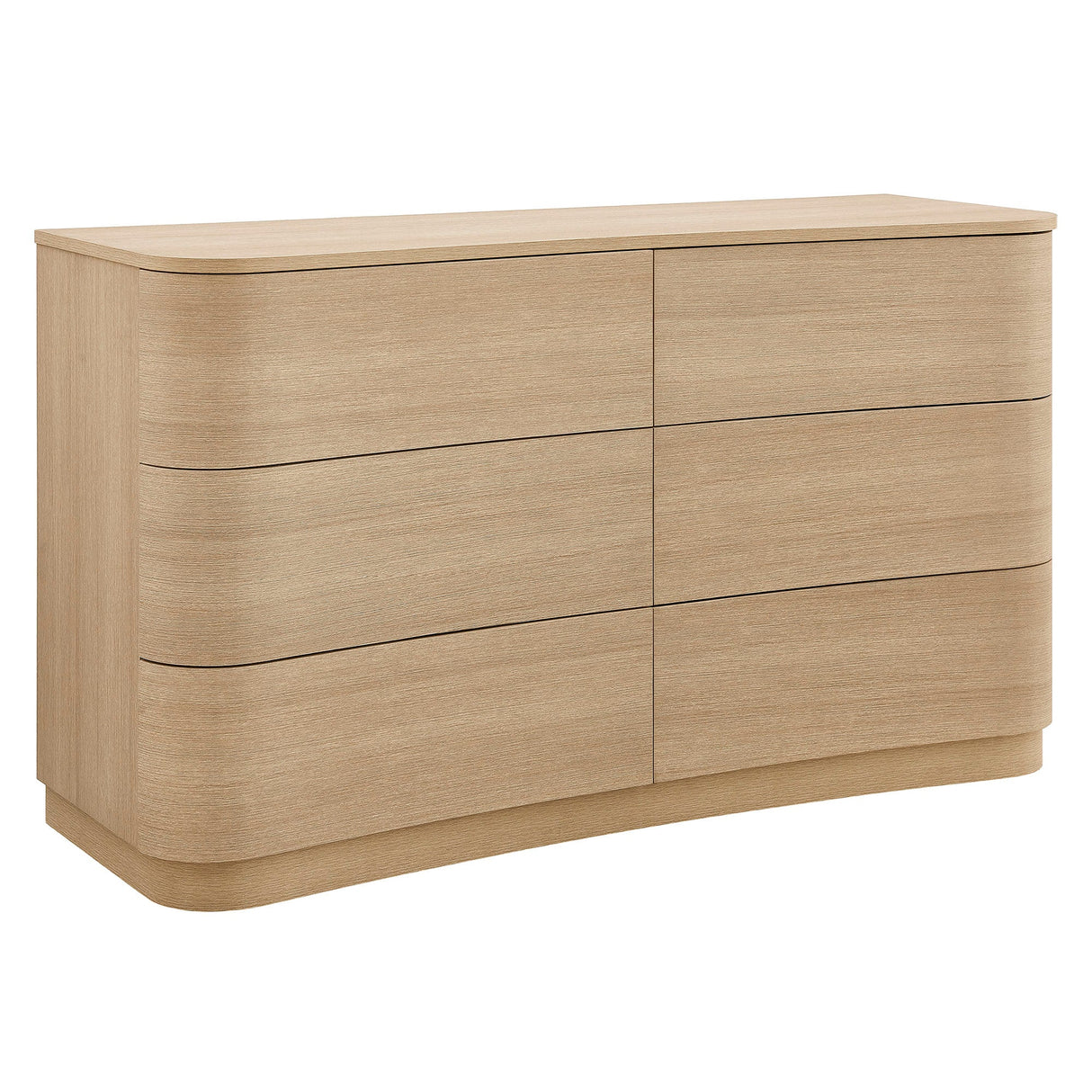 Mirae 6-Drawer Curved Dresser by Modway