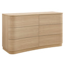 Mirae 6-Drawer Curved Dresser by Modway HouseOfZazla