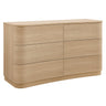 Mirae 6-Drawer Curved Dresser by Modway HouseOfZazla