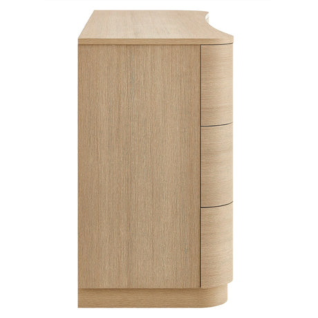 Mirae 6-Drawer Curved Dresser by Modway HouseOfZazla