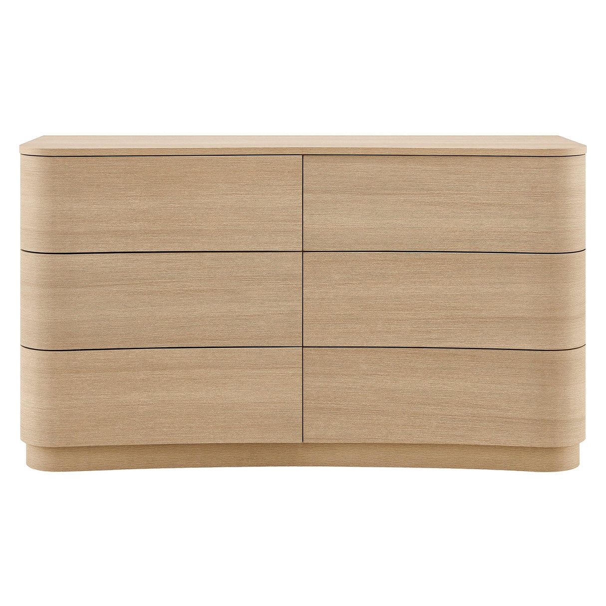 Mirae 6-Drawer Curved Dresser by Modway