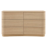 Mirae 6-Drawer Curved Dresser by Modway