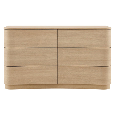 Mirae 6-Drawer Curved Dresser by Modway HouseOfZazla