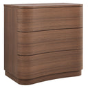 Mirae 3-Drawer Curved Compact Dresser by Modway HouseOfZazla