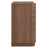 Mirae 3-Drawer Curved Compact Dresser by Modway