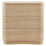 Mirae 3-Drawer Curved Compact Dresser by Modway