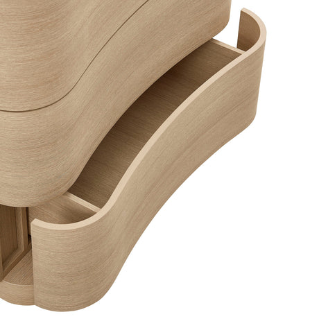 Mirae 3-Drawer Curved Compact Dresser by Modway HouseOfZazla