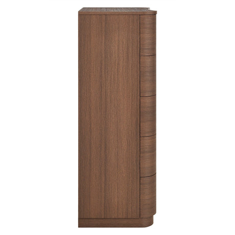 Mirae 5-Drawer Curved Dresser Chest by Modway HouseOfZazla