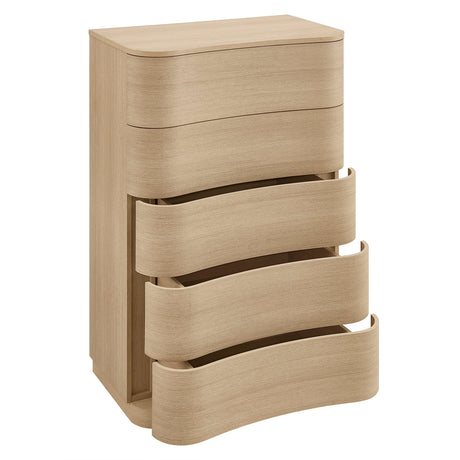 Mirae 5-Drawer Curved Dresser Chest by Modway HouseOfZazla