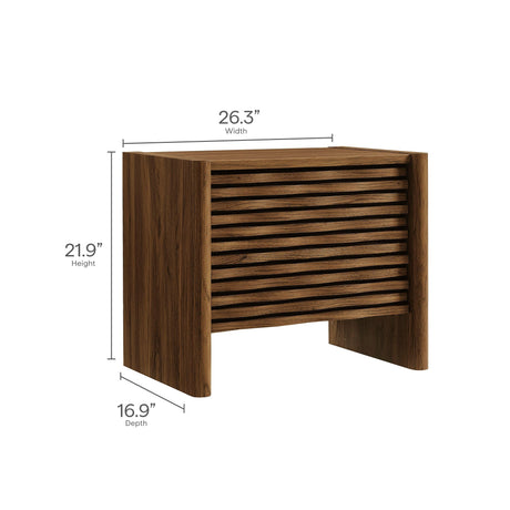 Emric Wave Nightstand by Modway HouseOfZazla