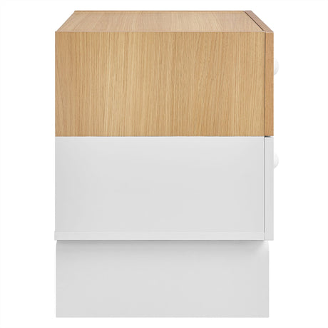 Nolia 2-Drawer Color Block Nightstand by Modway HouseOfZazla