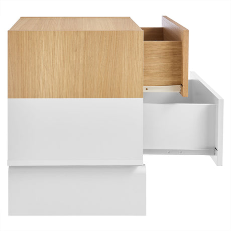 Nolia 2-Drawer Color Block Nightstand by Modway HouseOfZazla