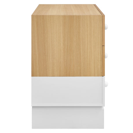 Nolia 3-Drawer Color Block Dresser by Modway HouseOfZazla