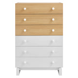 Nolia 6-Drawer Color Block Dresser Chest by Modway