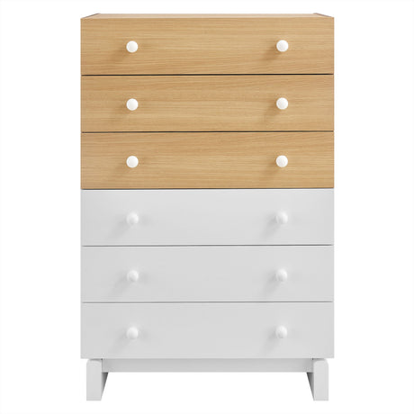 Nolia 6-Drawer Color Block Dresser Chest by Modway HouseOfZazla