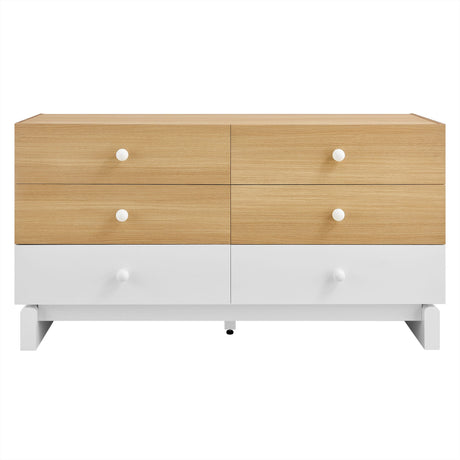 Nolia 6-Drawer Color Block Dresser by Modway HouseOfZazla