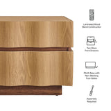 Isola 2 Drawer Nightstand by Modway
