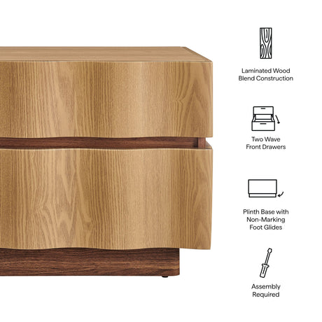 Isola 2 Drawer Nightstand by Modway HouseOfZazla
